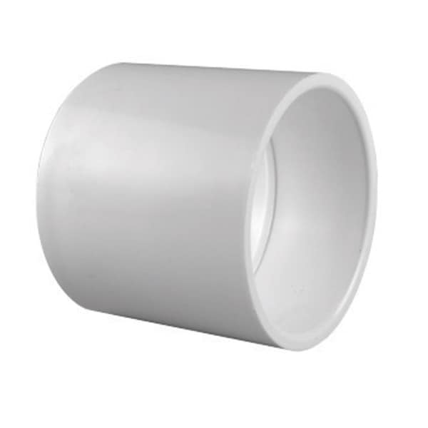 Charlotte Pipe And Foundry Charlotte Pipe Schedule 40 2 in. Slip X 2 in. D Slip PVC Coupling 1 pk PVC 02100 1600 - main